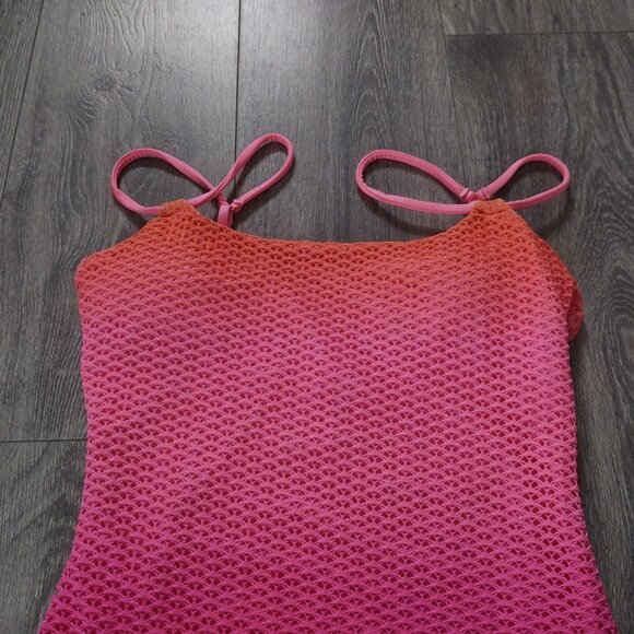 NWT Trina Turk Swim & Spa Collection Ombre Openwork Overlay One Piece Swimsuit - Picture 10 of 16